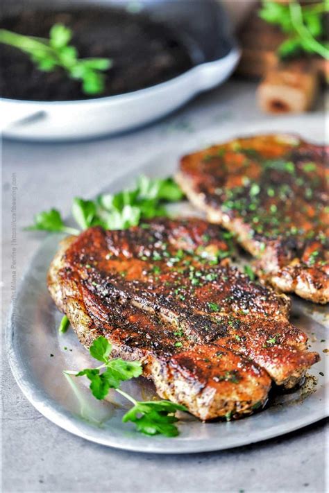 Cooking Pork Steaks .